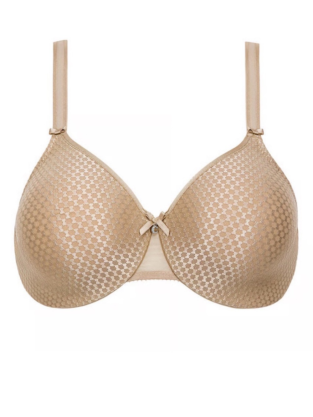 Chantelle C Magnifique Nouveau Seamless Unlined Minimizer Bra Nude Sand 32D